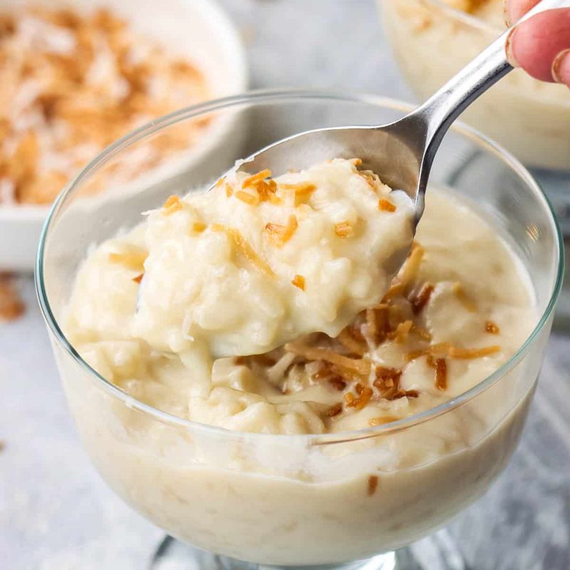 Coconut Milk Rice Pudding