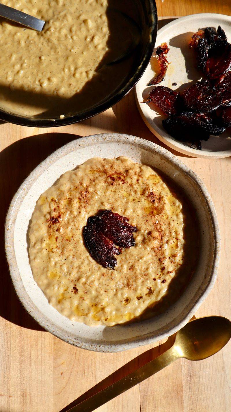 Sticky Date Rice Pudding