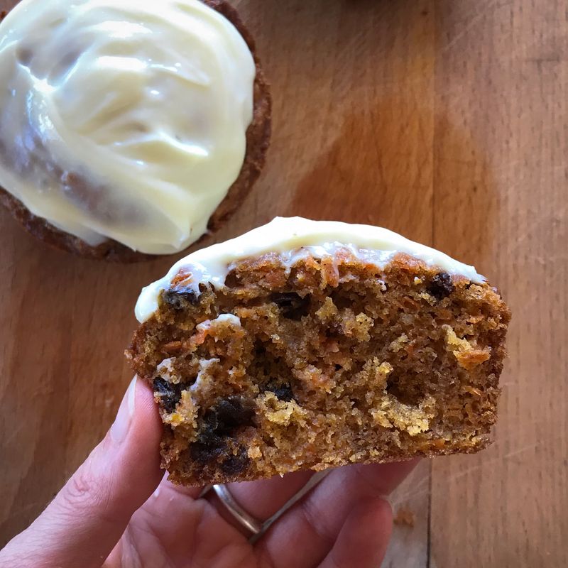 Sticky Date Muffins with Cream Cheese Frosting