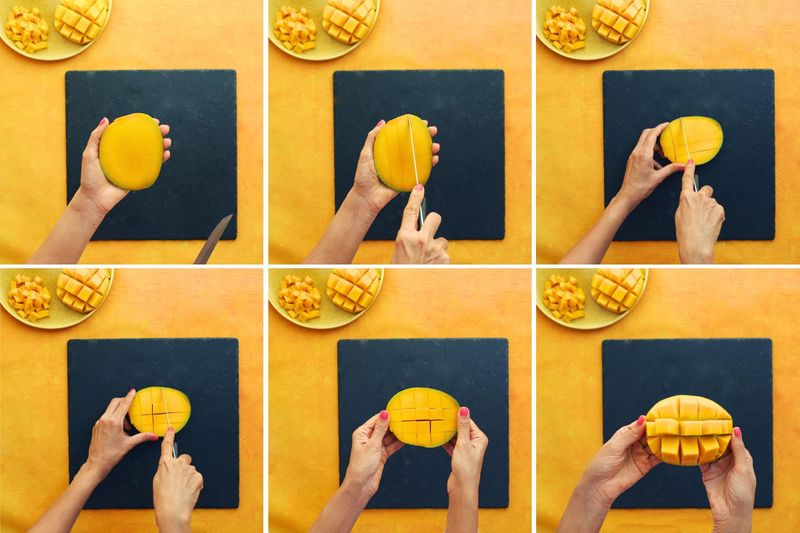 Cutting a Mango with Zero Waste
