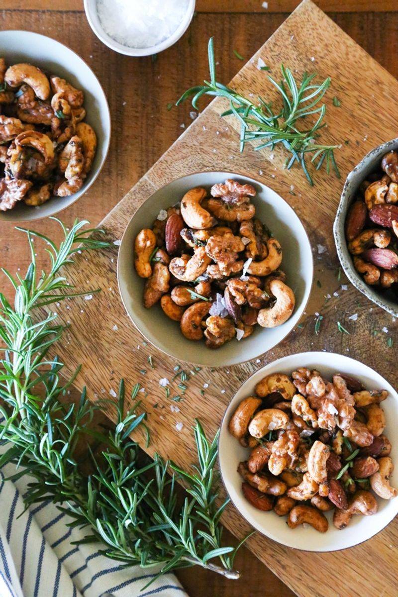 Warm Nuts with Herbs