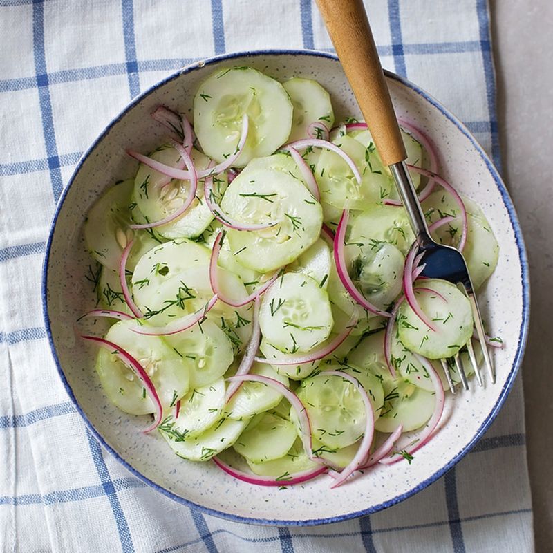 Dill-Marinated Cucumbers