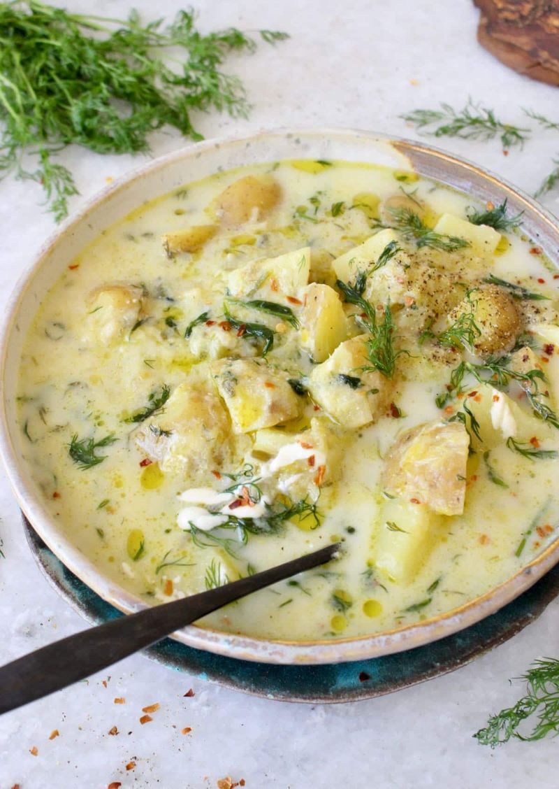 Classic Dill and Potato Soup