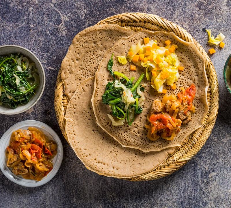 Injera (Ethiopia) - Teff Flatbread Pancake