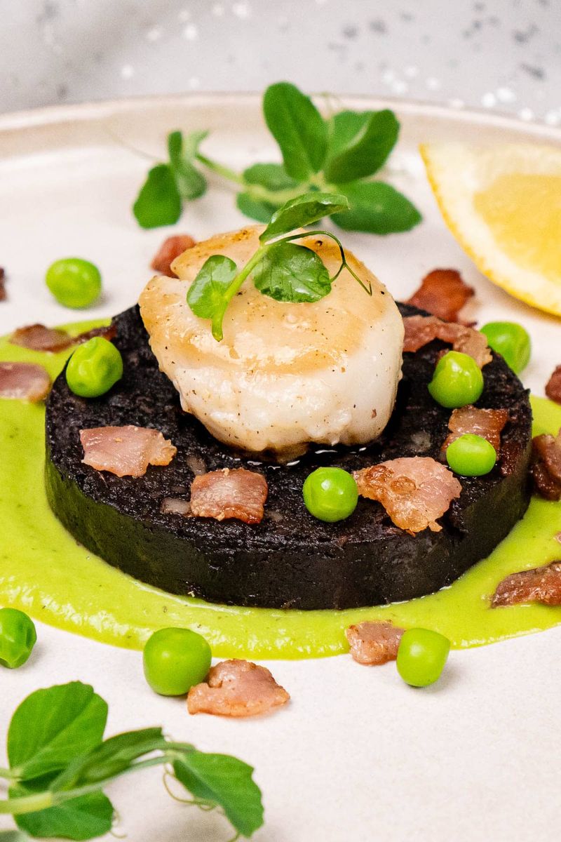 Scallop and Black Pudding