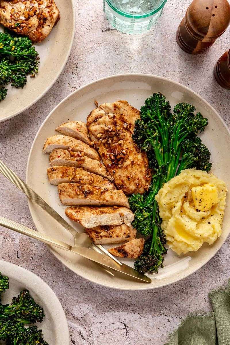 Grilled Chicken with Sides Bar