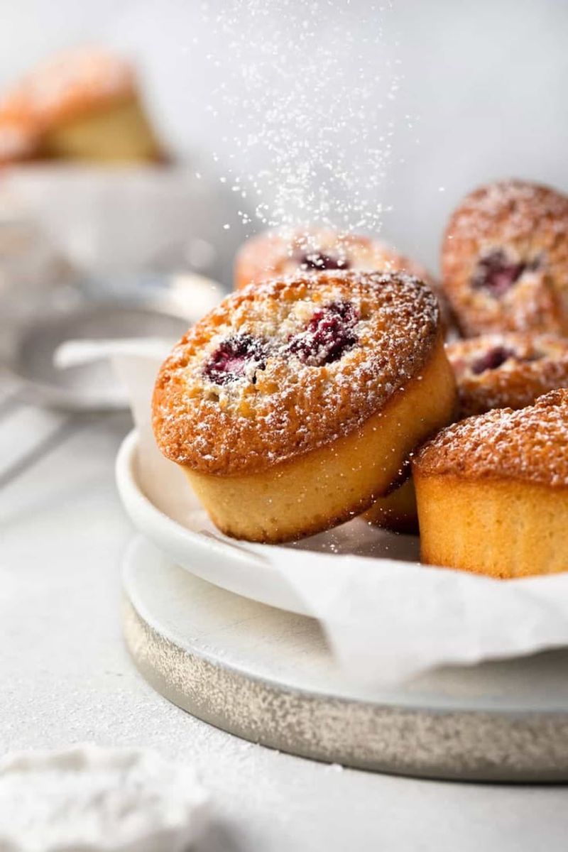 Raspberry Almond Friands