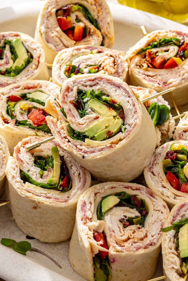 Turkey and Avocado Roll-Ups