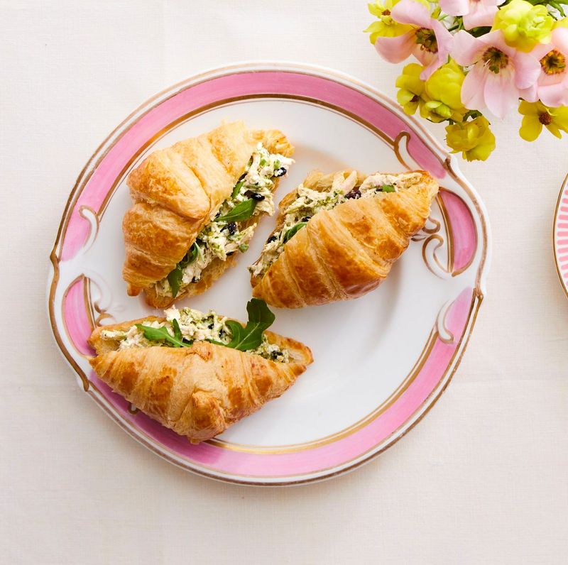 Pesto Chicken Mini Croissants