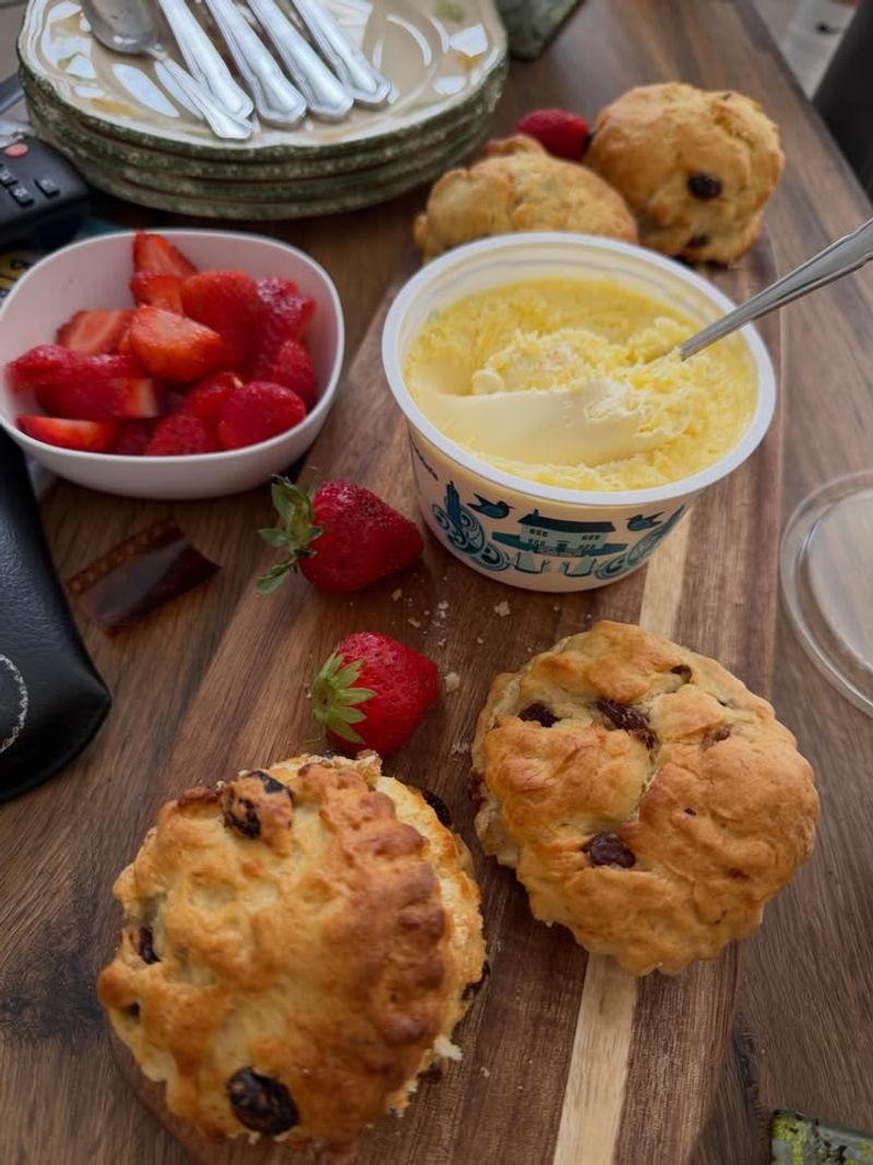 Cornish Cream Tea Pudding
