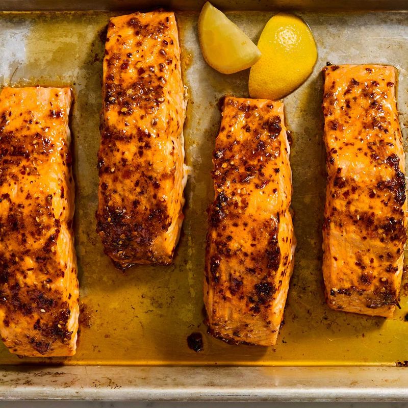Chilli-Crusted Salmon