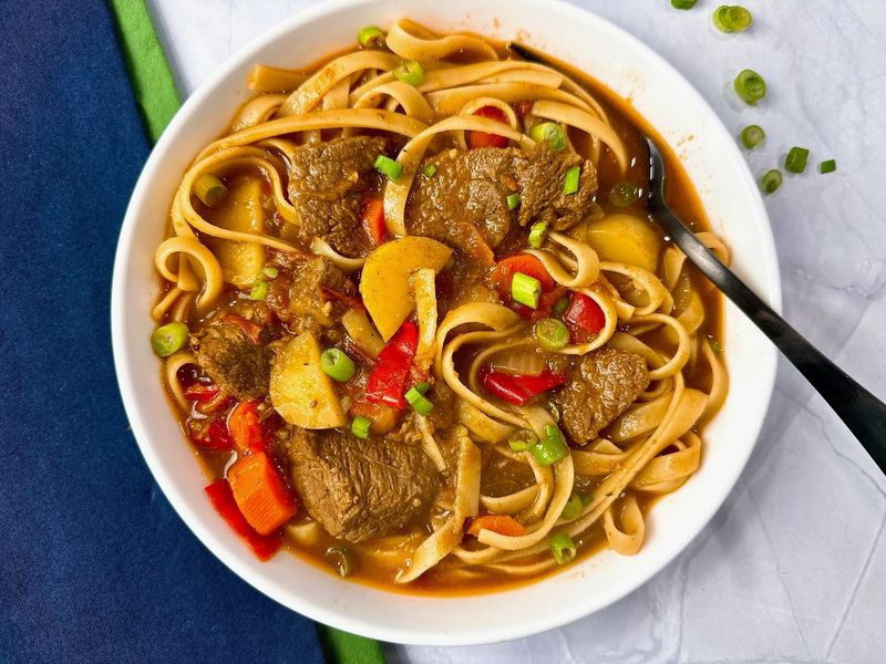Uzbek Lagman (Hand-Pulled Noodles)