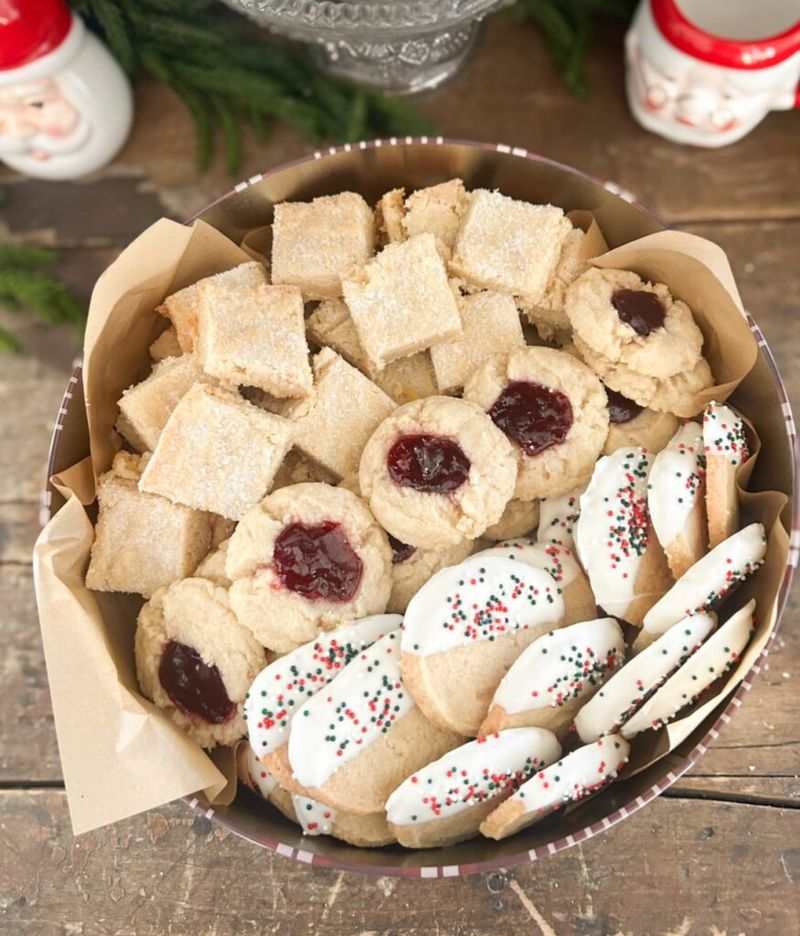Shortbread Cookies in a Tin