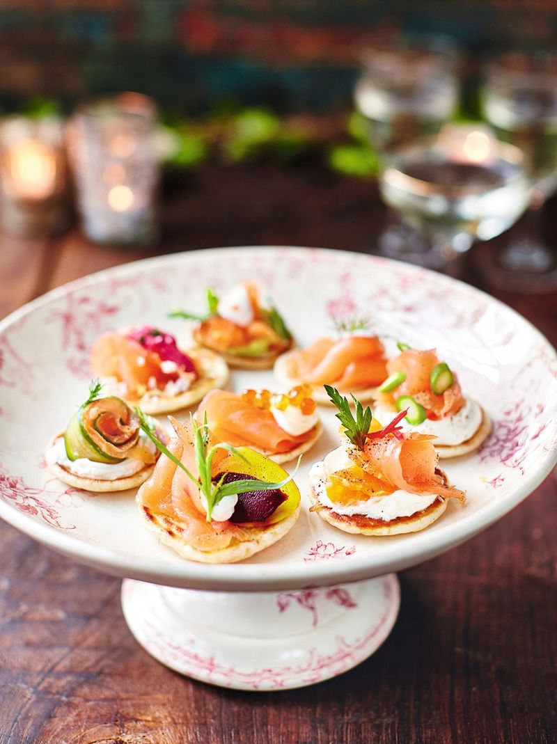 Smoked Salmon Blinis