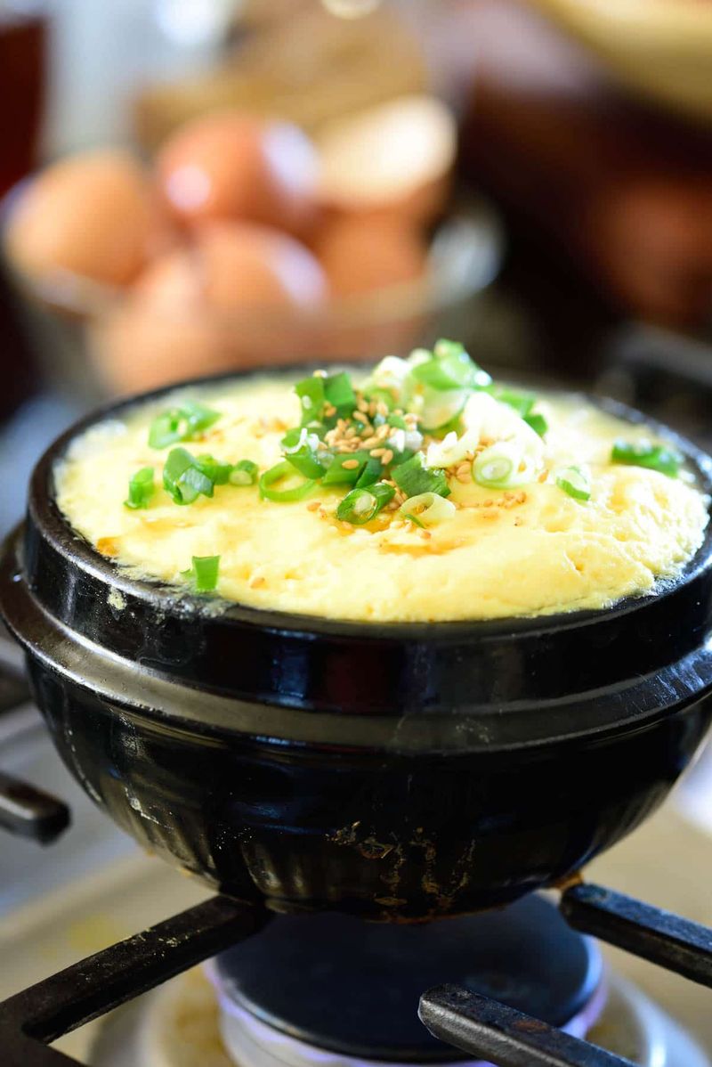 South Korean Gyeran-jjim (Steamed Egg)