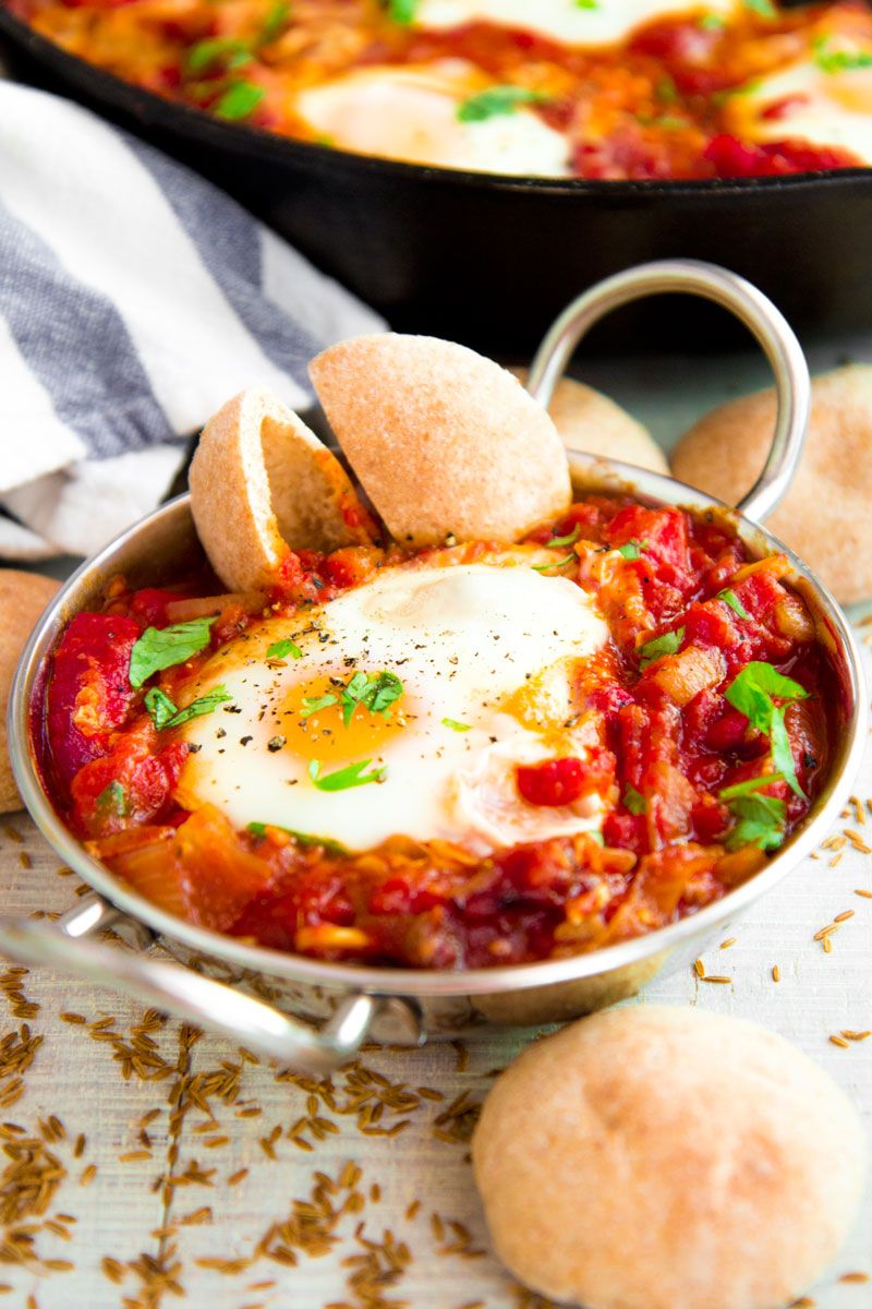 Israeli Shakshuka with Fresh Herbs