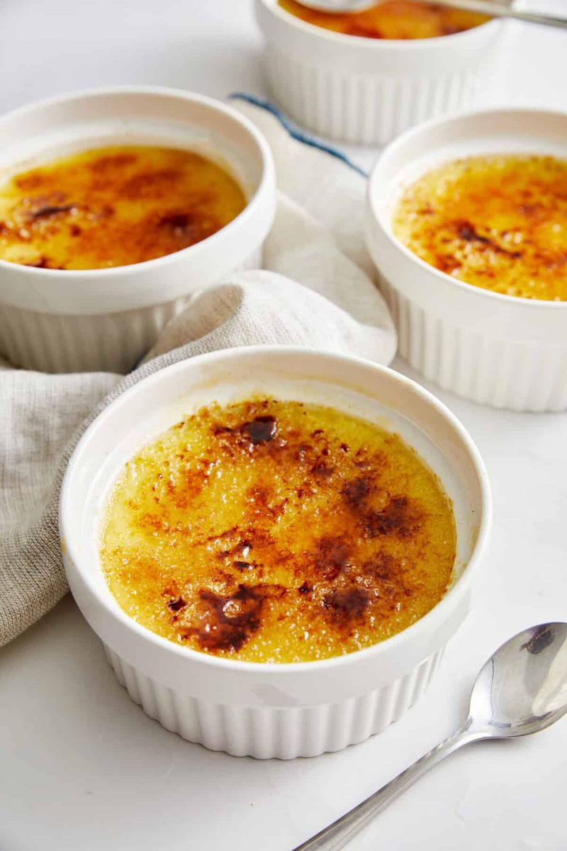 Custard and Creme Brulee