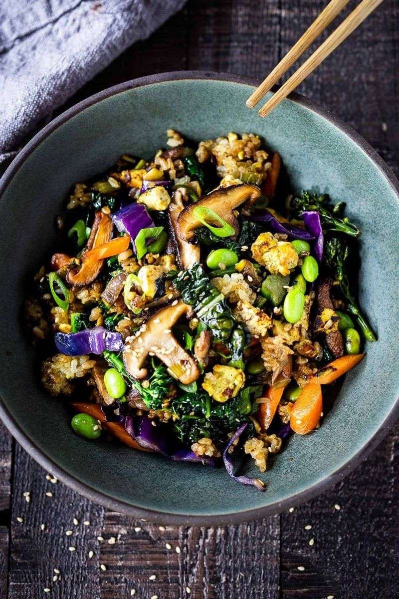 Vegetable Stir-Fry with Rice