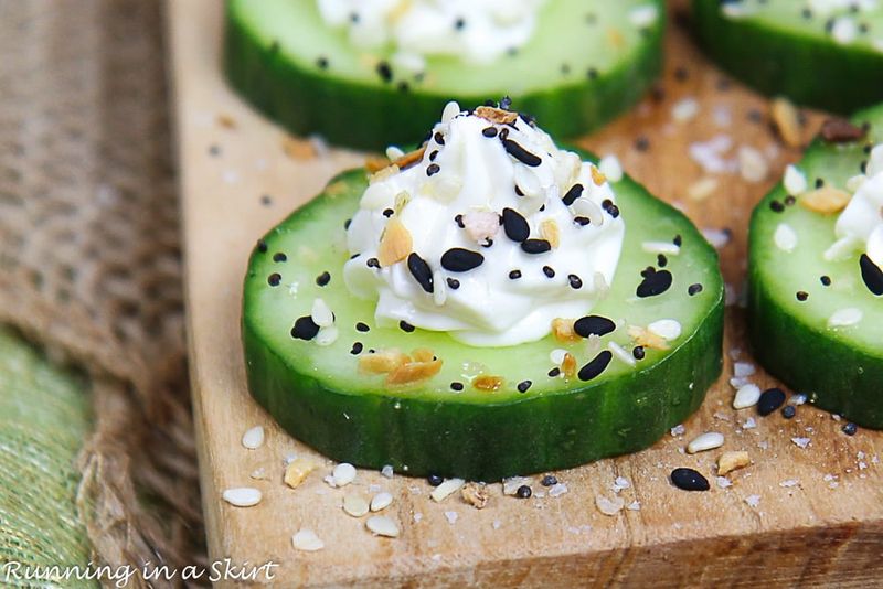 Cream Cheese and Cucumber Bites