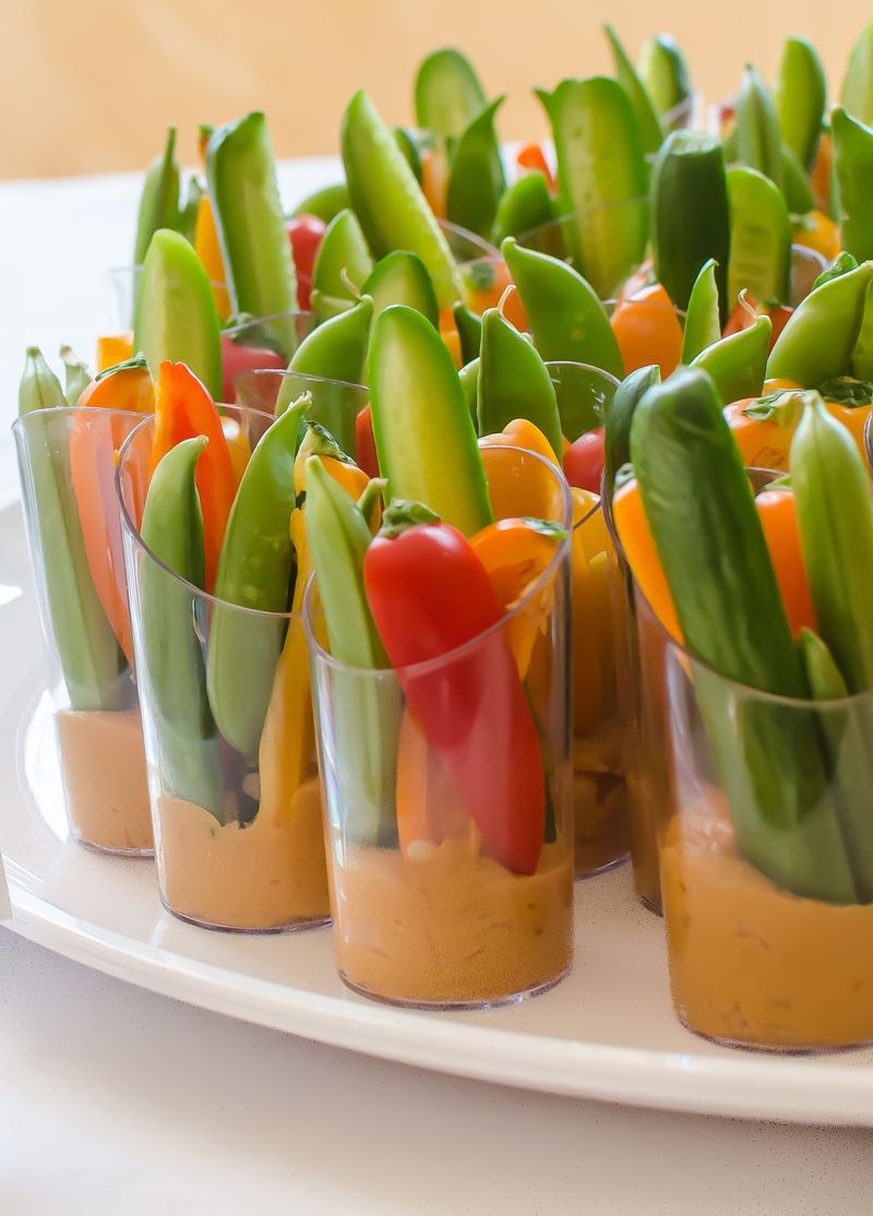 Hummus and Veggie Dipping Cups
