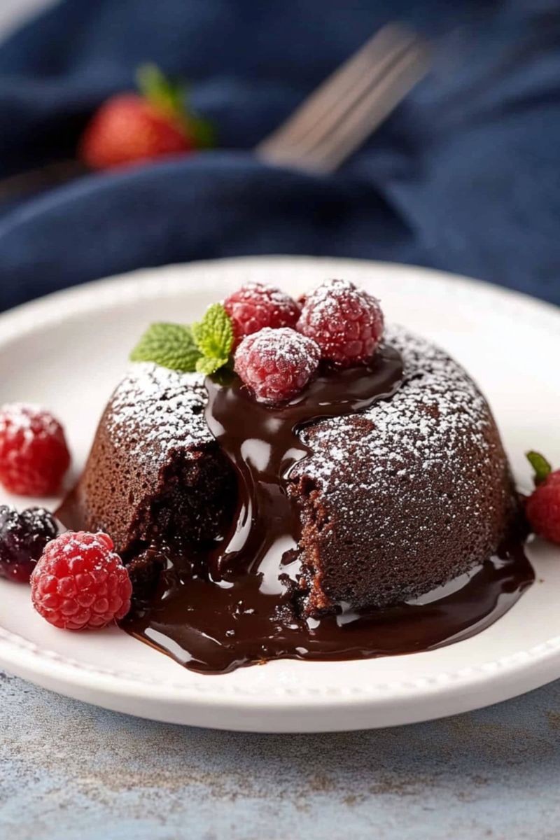 Frozen Chocolate Lava Cakes