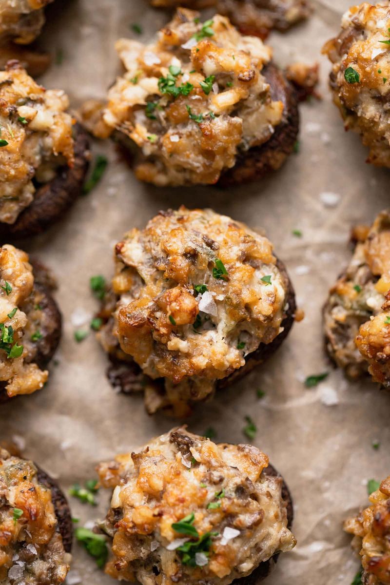 Frozen Stuffed Mushrooms