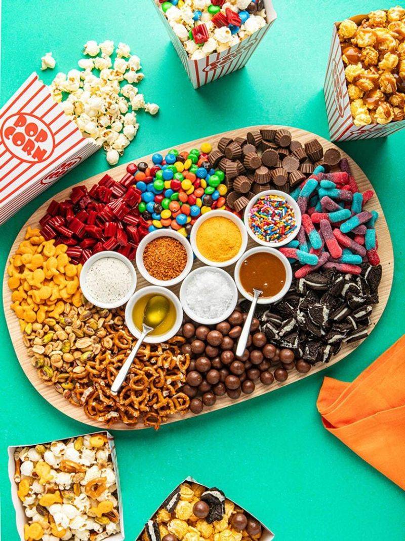 Popcorn with Flavored Toppings