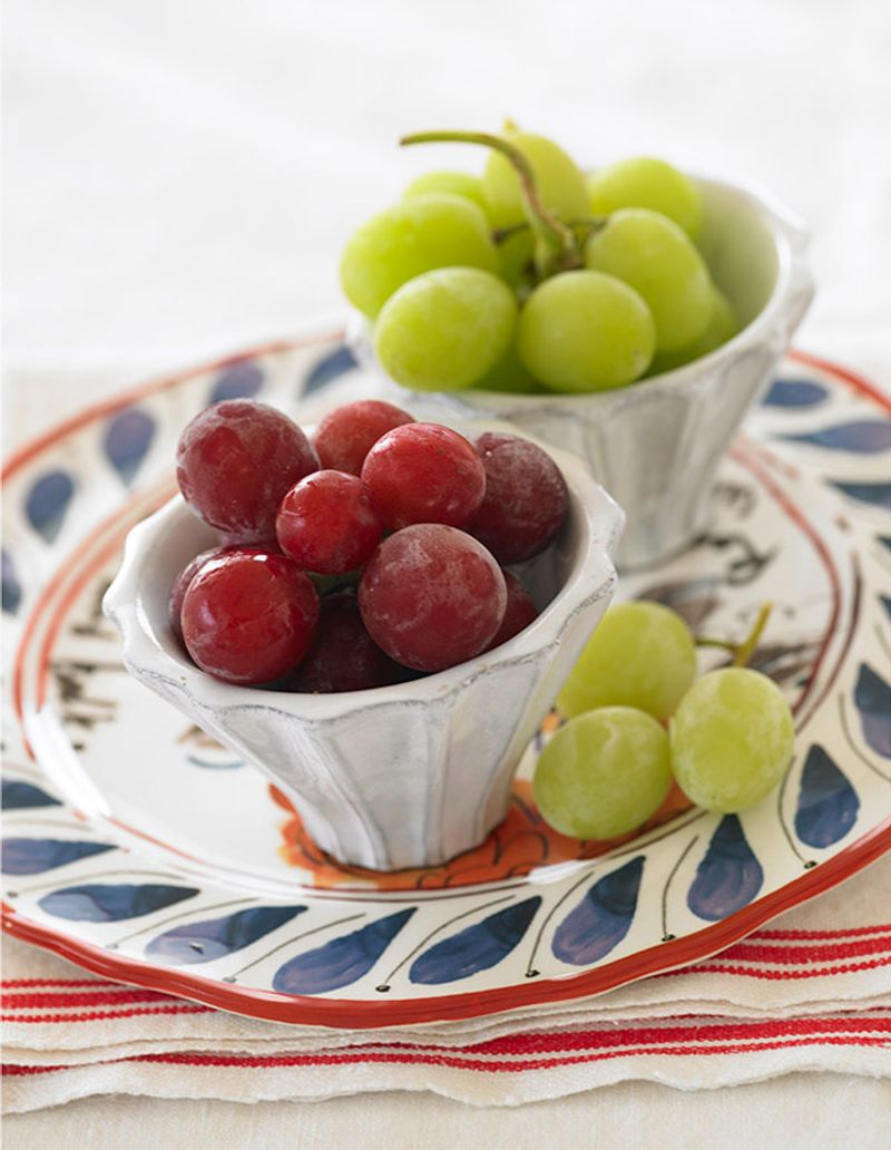 Frozen Grape Clusters