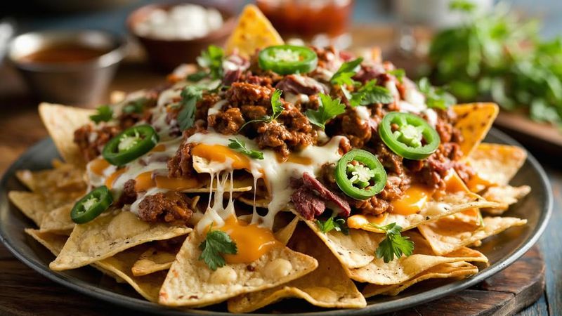 Loaded Nachos Platter