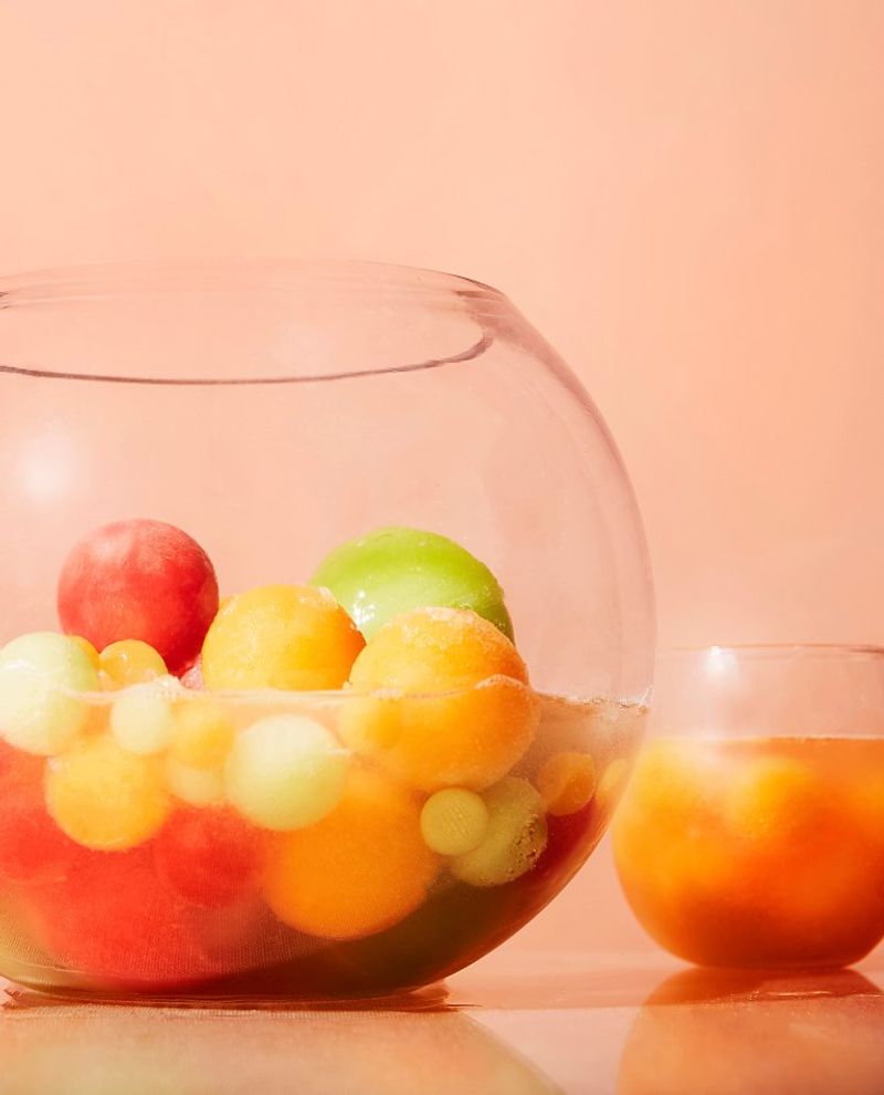 Melon Ball Punch Bowl