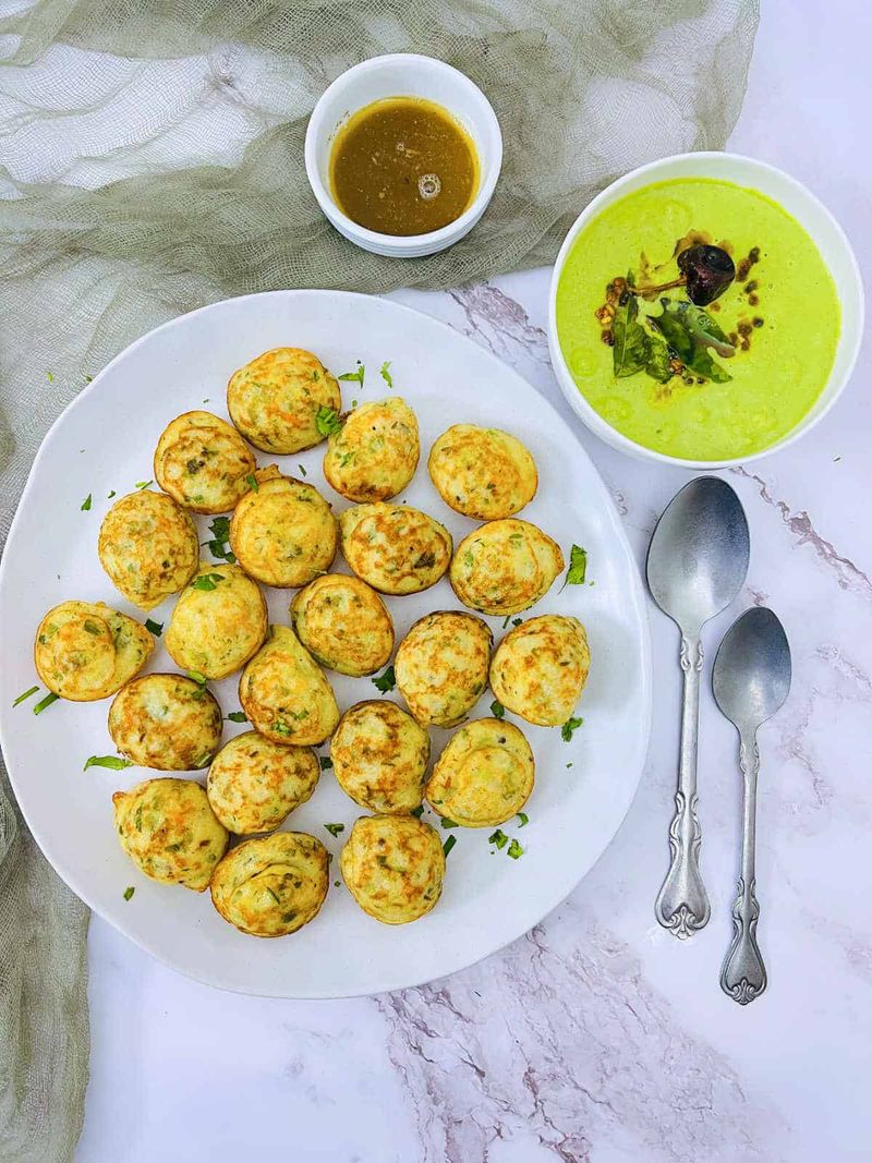 Paniyaram (South India) - Fermented Rice Ball Pancake