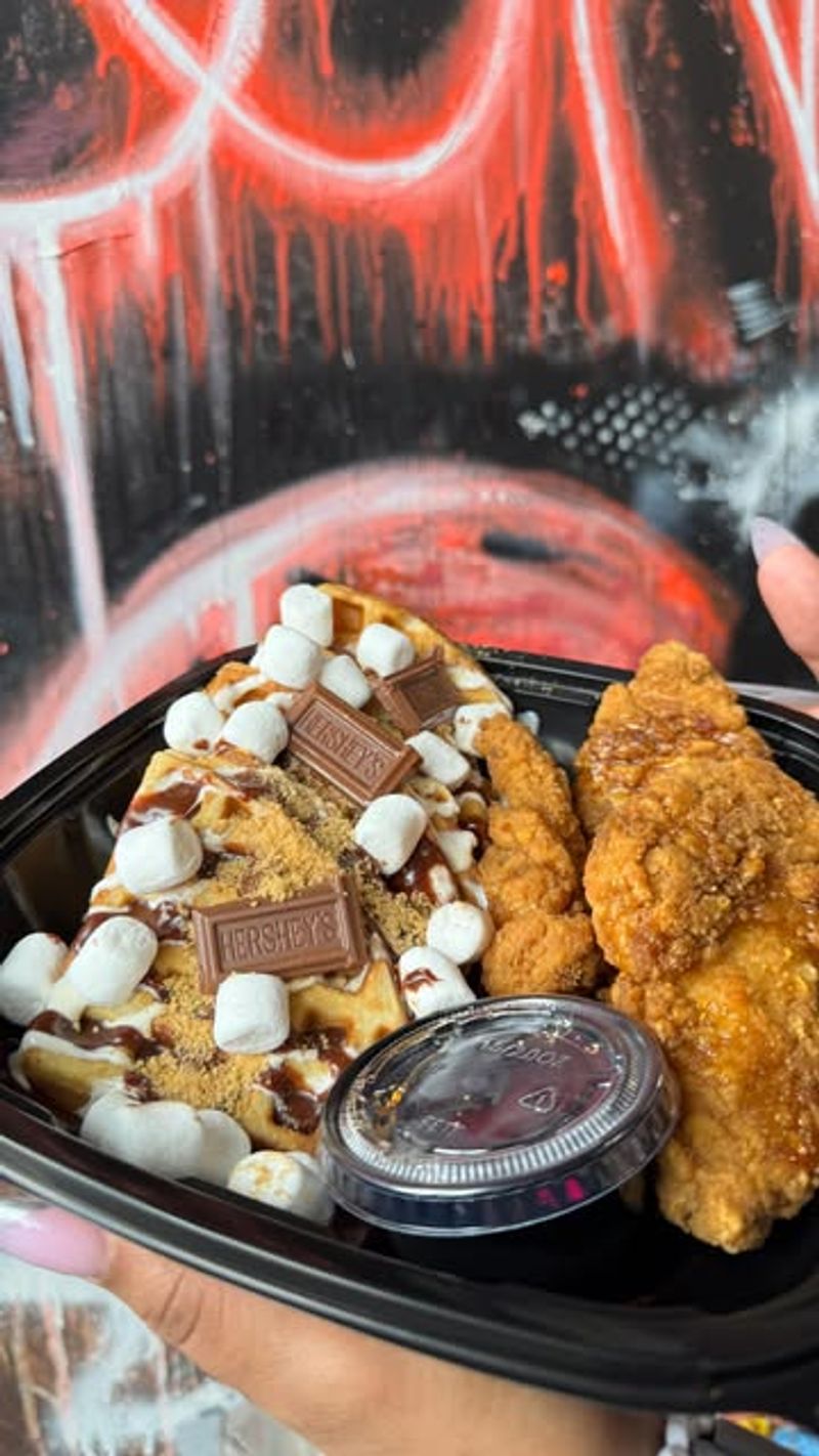 S'mores Dipping Nuggets with Toasted Marshmallow Tea