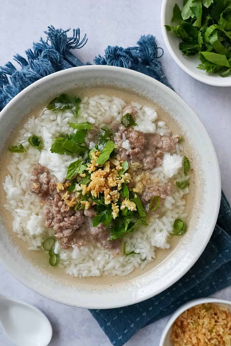 Khao Tom (Thai Rice Porridge)