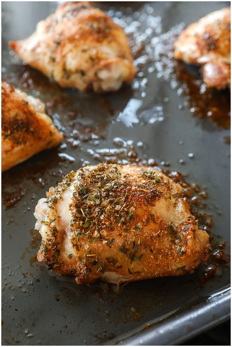 Baked Chicken Thighs with Herbs