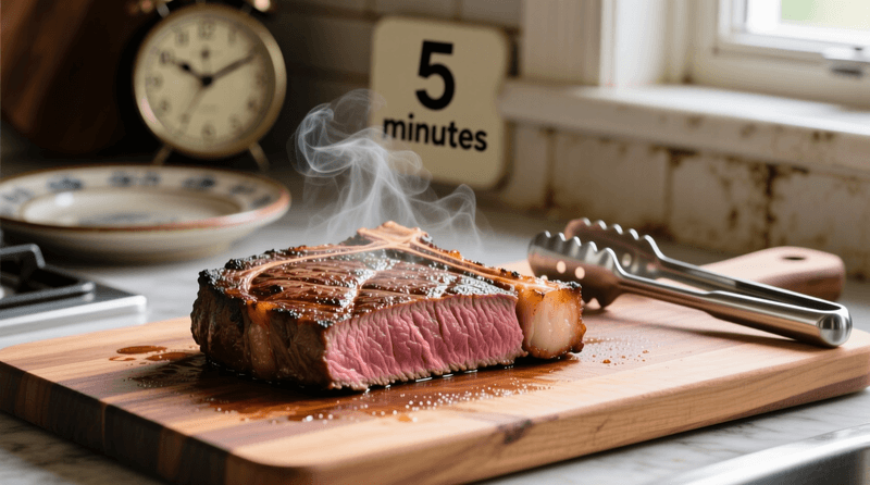 Resting Meat Before Cutting It