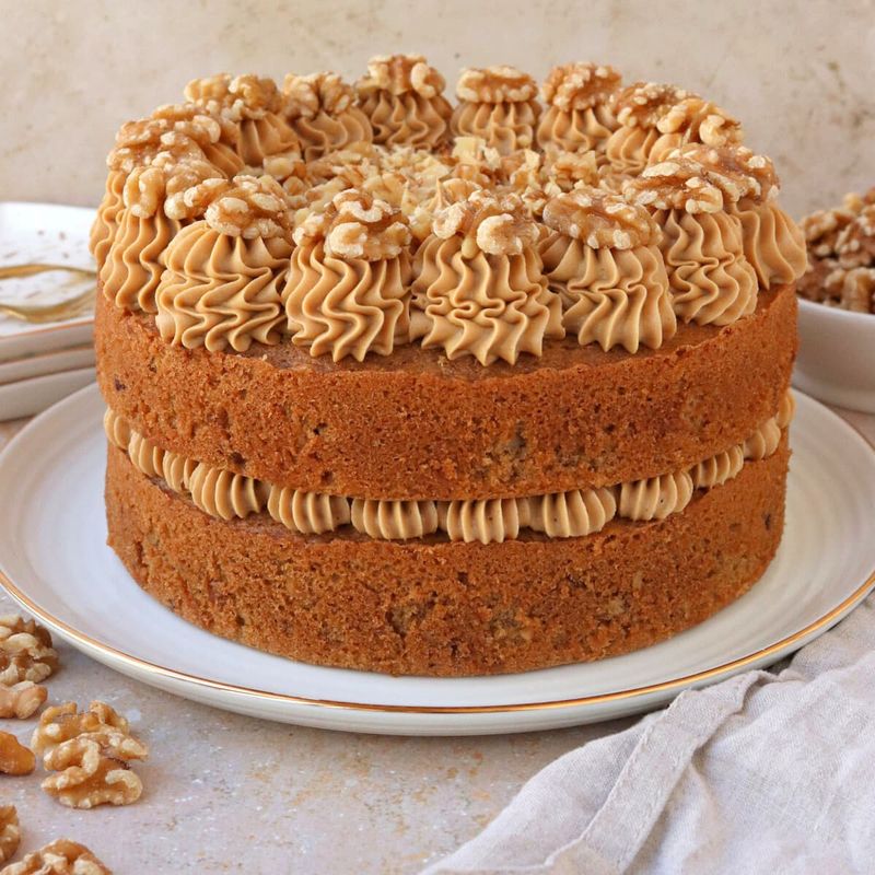 Coffee and Walnut Cake