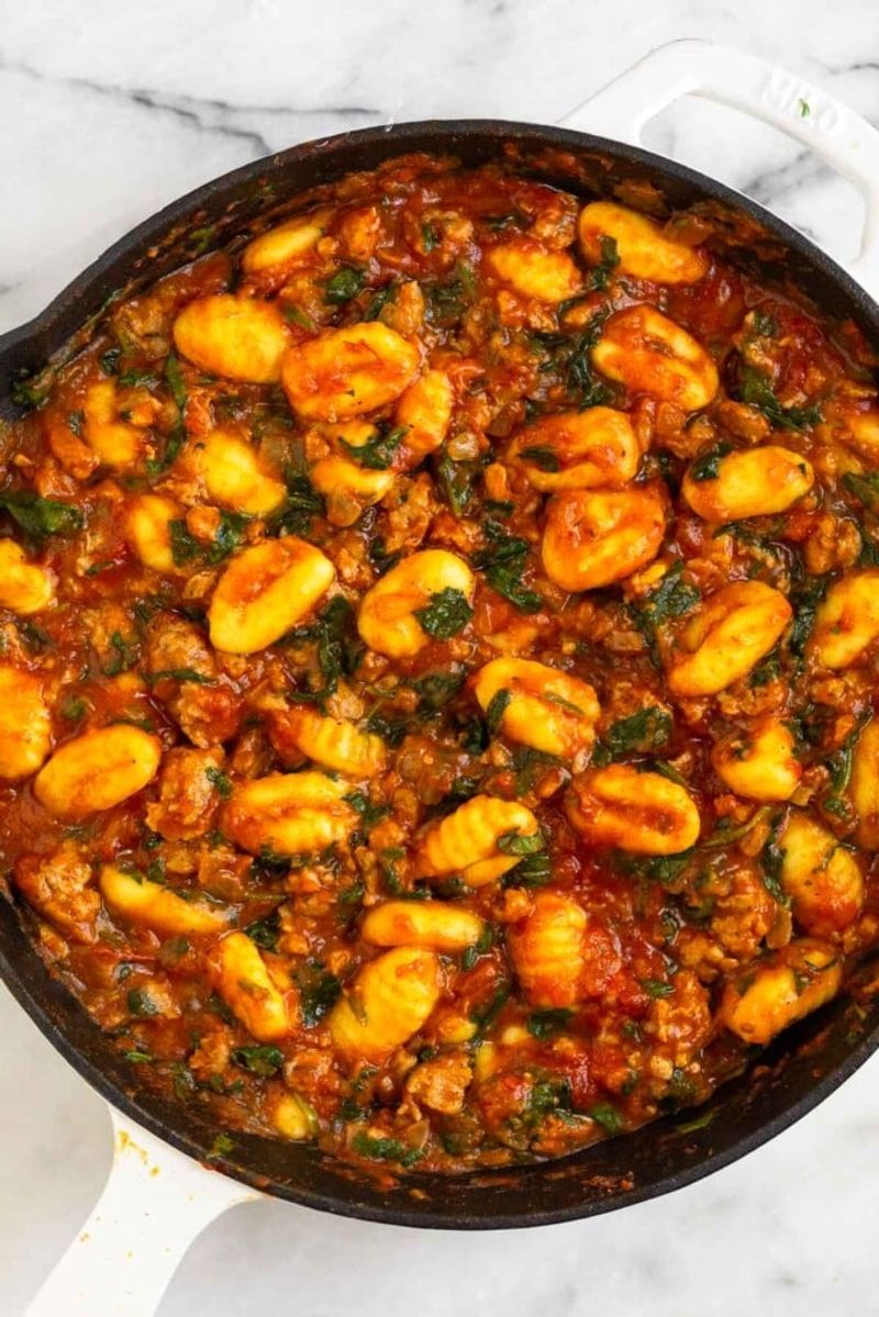 One-Pan Sausage and Gnocchi