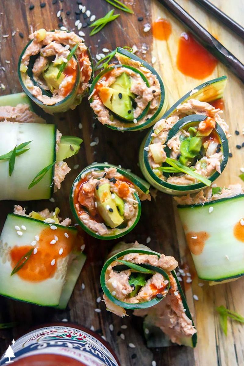 Spicy Tuna and Avocado Wrap