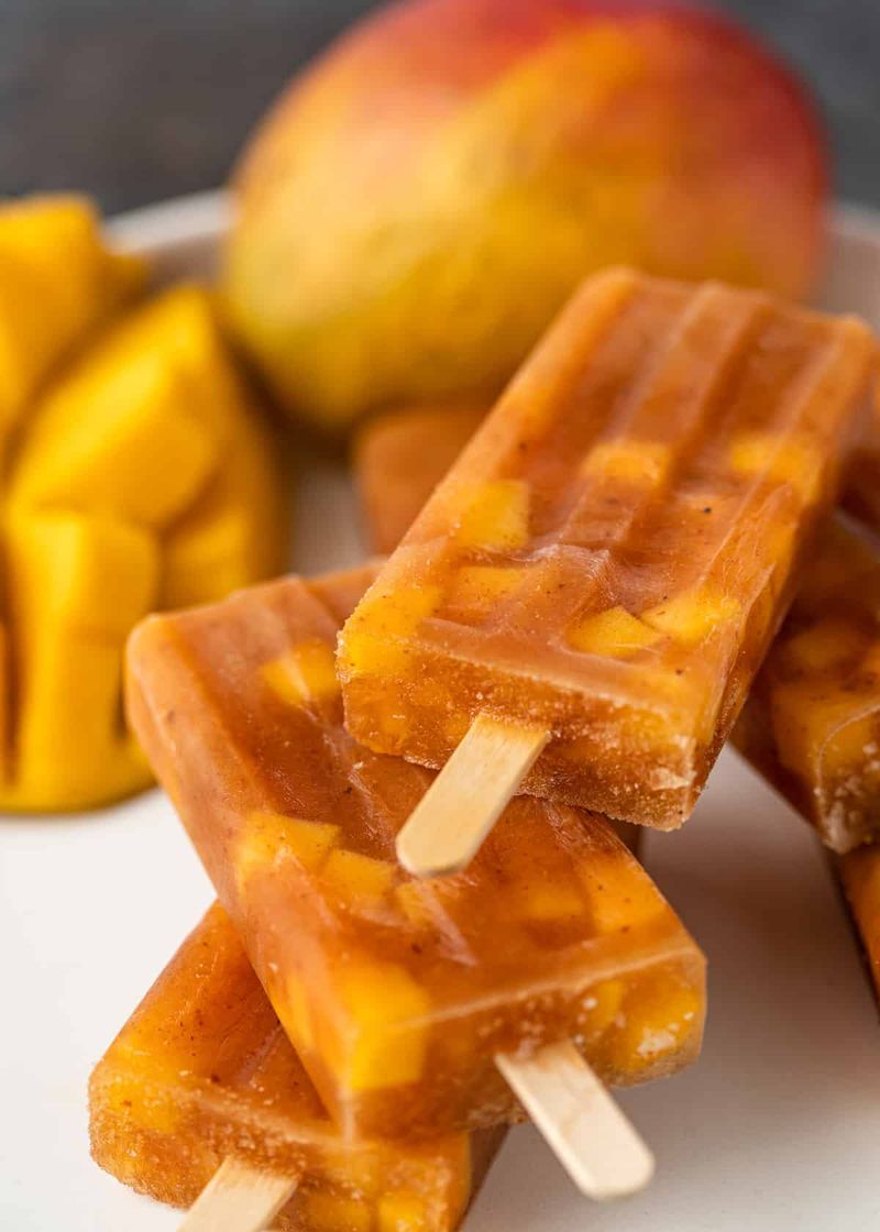 Mexican Paletas de Mango con Chile
