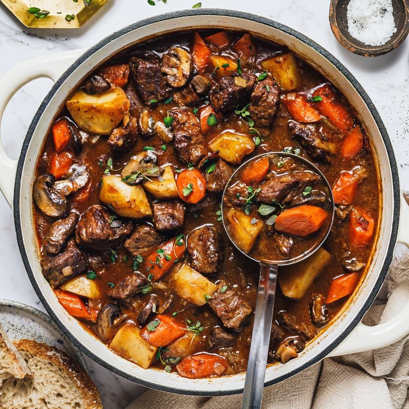 Hearty Beef and Vegetable Stew (Dutch Oven Method)
