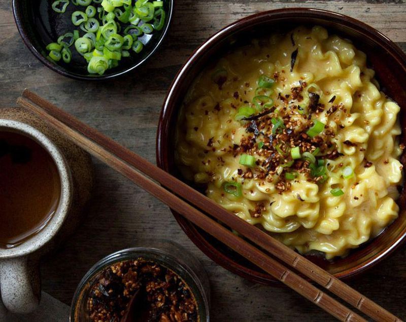 Ramen-Inspired Mac and Cheese