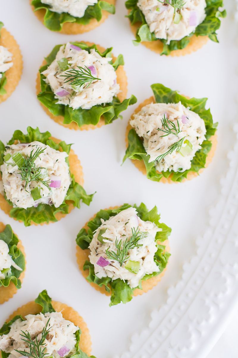 Tuna Salad on Crackers