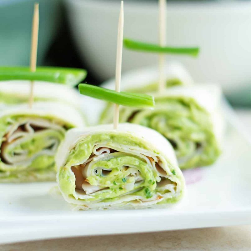 Turkey and Avocado Pinwheels
