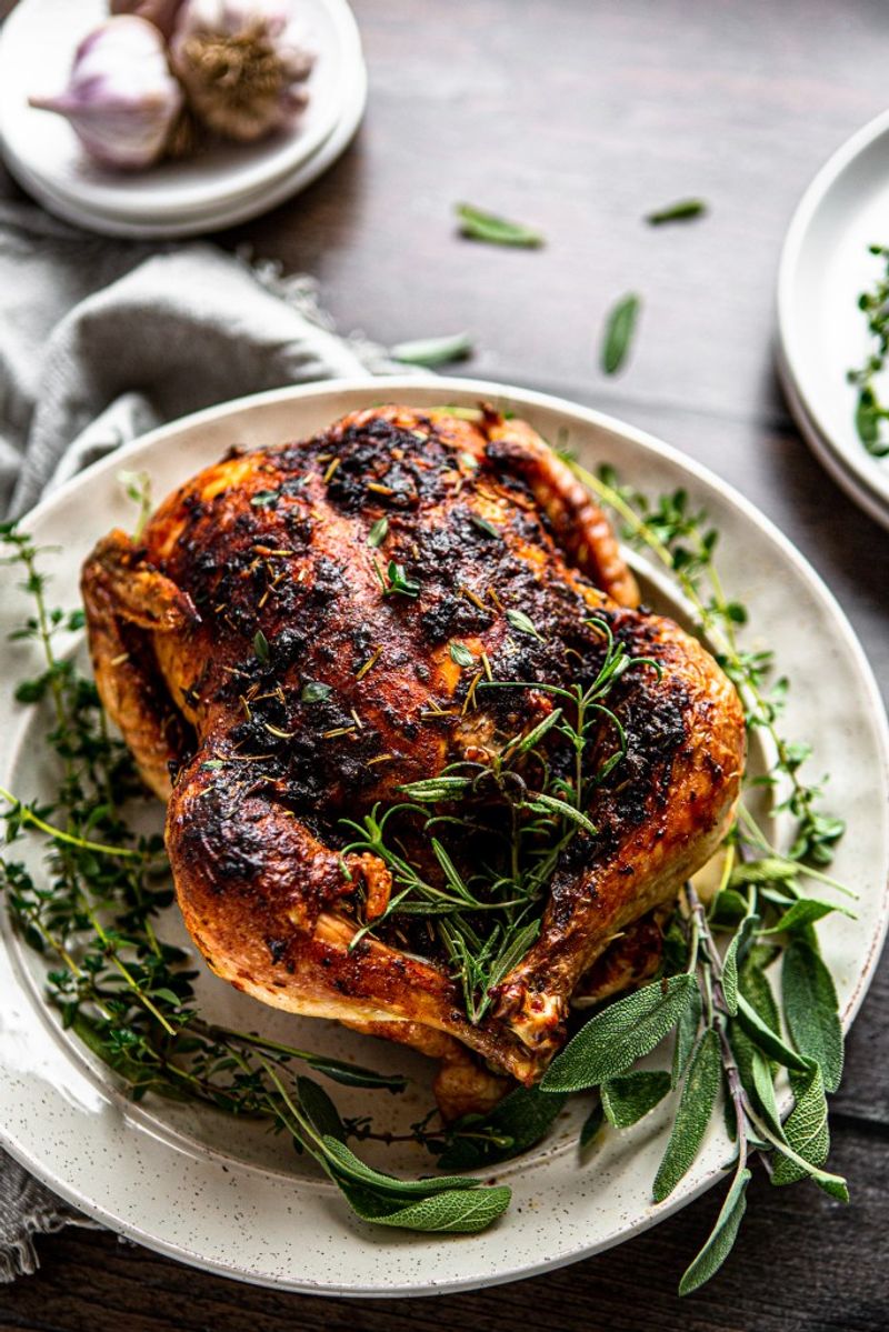 Herb-Crusted Roast Chicken