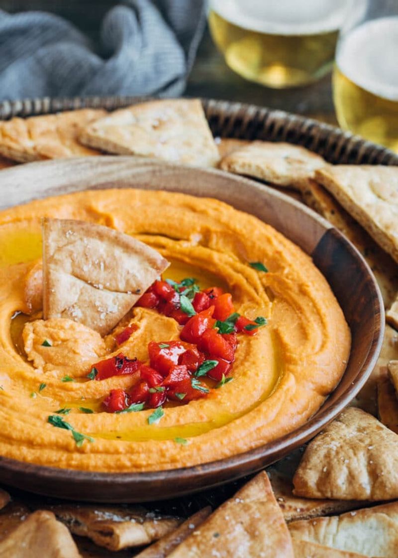 Roasted Red Pepper Hummus