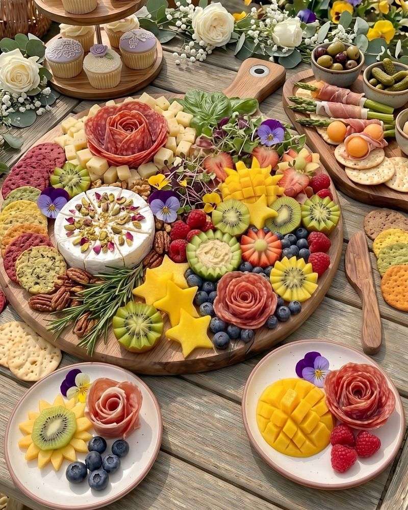 Cheese and Crackers Board
