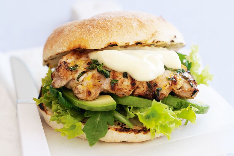 Lemon Herb Crispy Chicken Sandwich