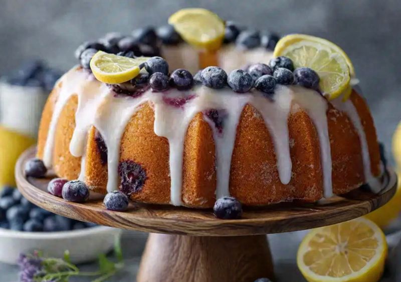 Blueberry Lemon Bundt Cake