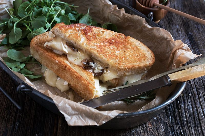 Camembert and Caramelised Onion Toastie