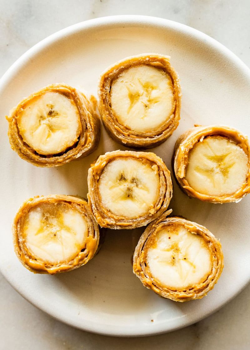 Sunbutter and Banana Pinwheels